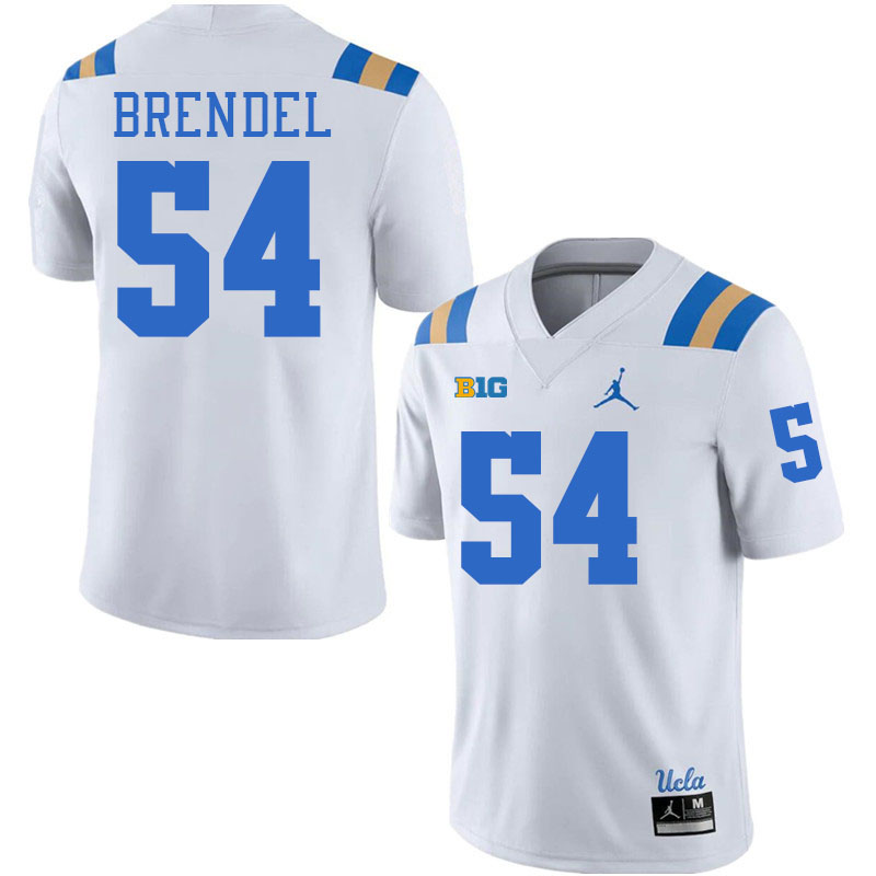 Jake Brendel UCLA Jersey,UCLA Bruins #54 Jake Brendel Jersey Youth College Football Uniforms-White